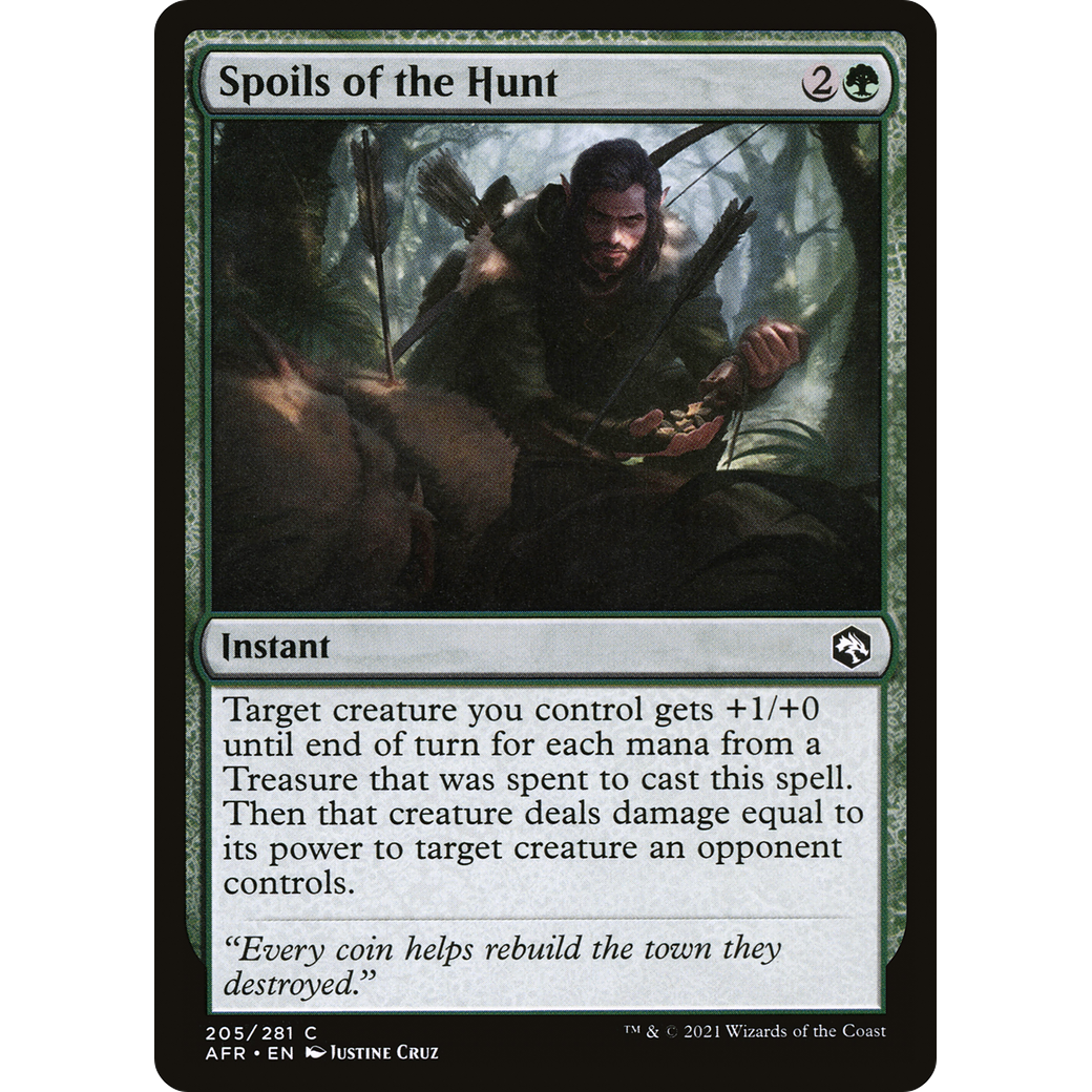 Spoils of the Hunt (AFR-205) - Adventures in the Forgotten Realms Foil
