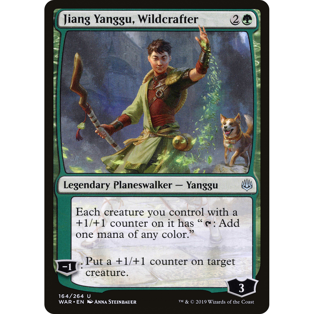 Jiang Yanggu, Wildcrafter (WAR-164) - War of the Spark Foil