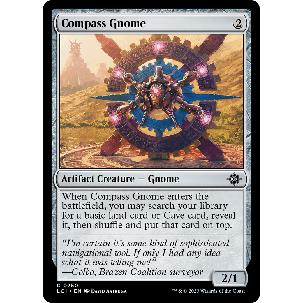 Compass Gnome (LCI-250) - The Lost Caverns of Ixalan Foil