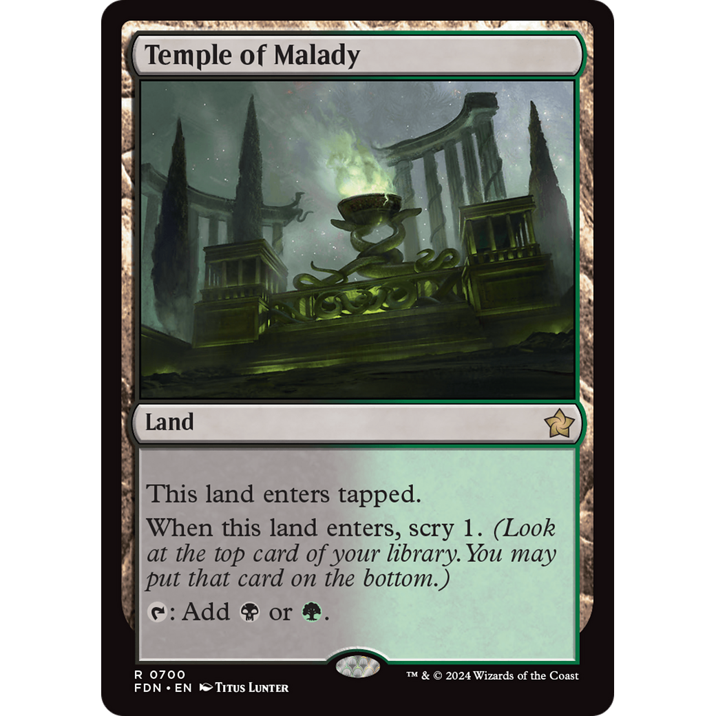 Temple of Malady (FDN-700) - Foundations