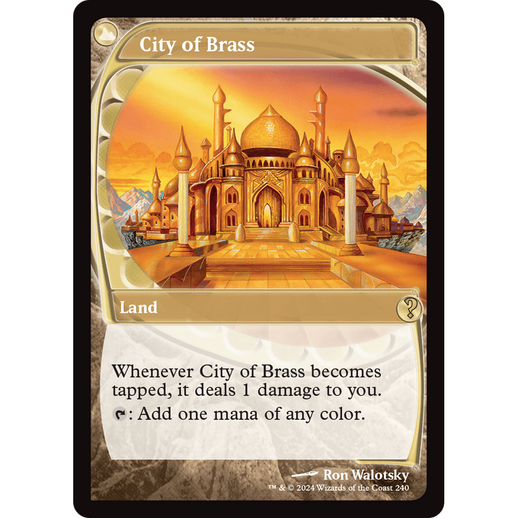 City of Brass (Future Sight) (MB2-240) - Mystery Booster 2