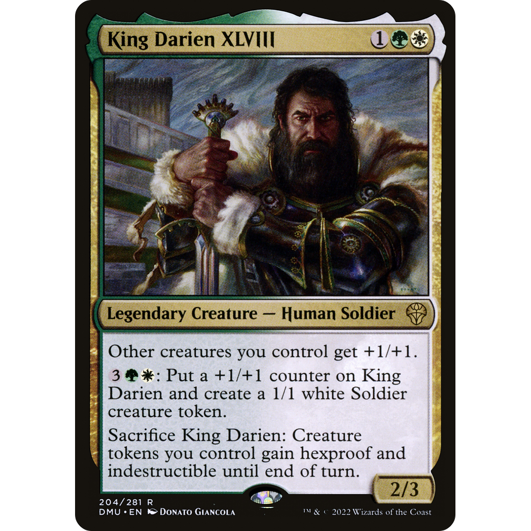 King Darien XLVIII (DMU-204) - Dominaria United Foil