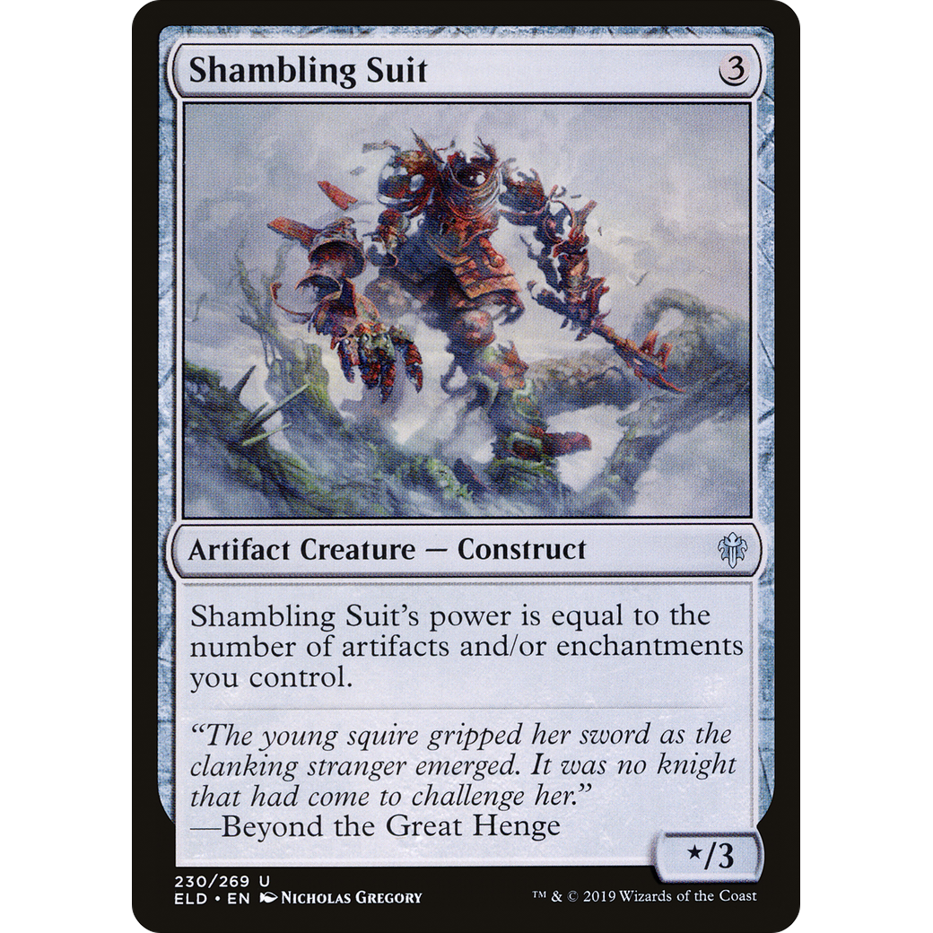 Shambling Suit (ELD-230) - Throne of Eldraine