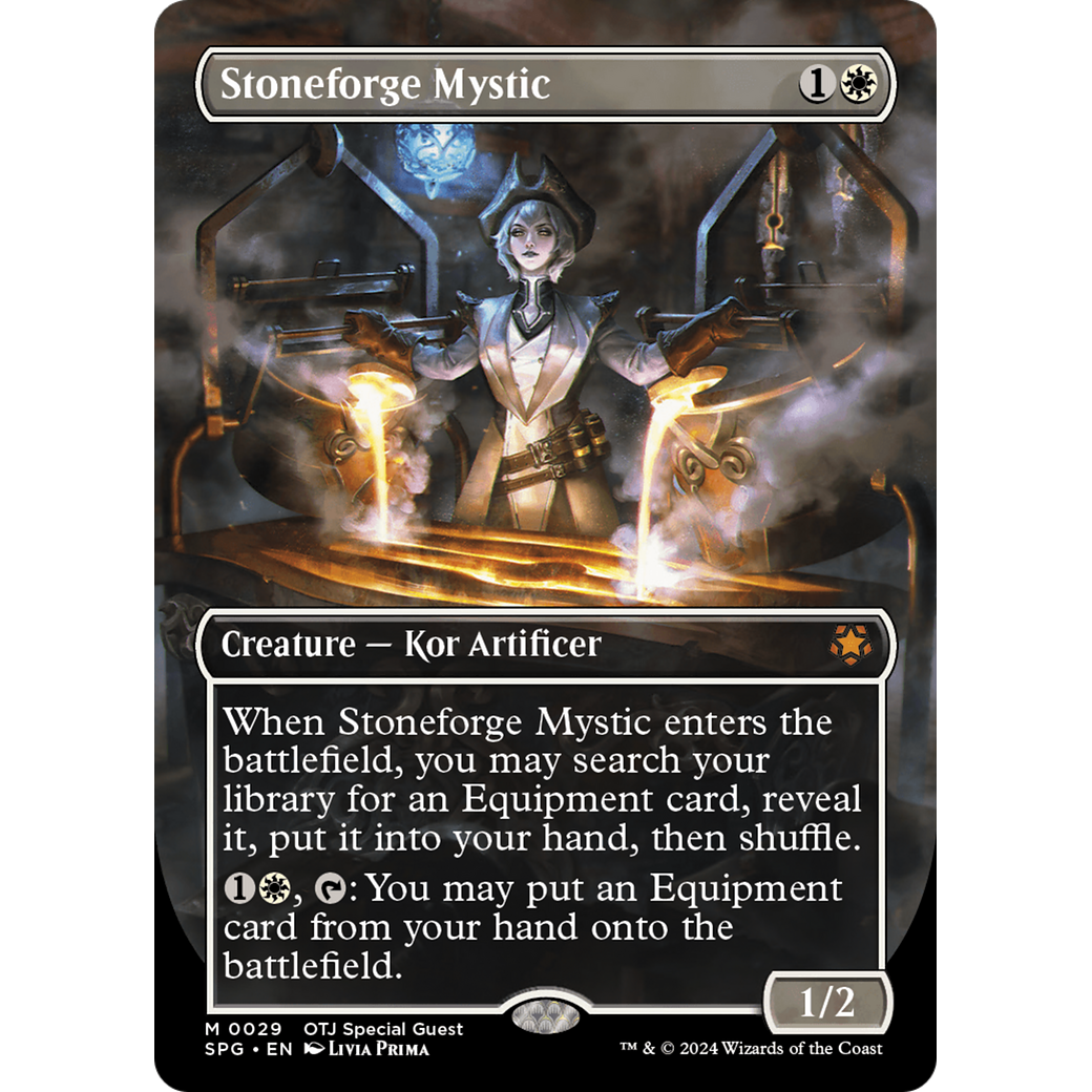 Stoneforge Mystic (Borderless) (SPG-029) - Special Guests (Borderless) Foil