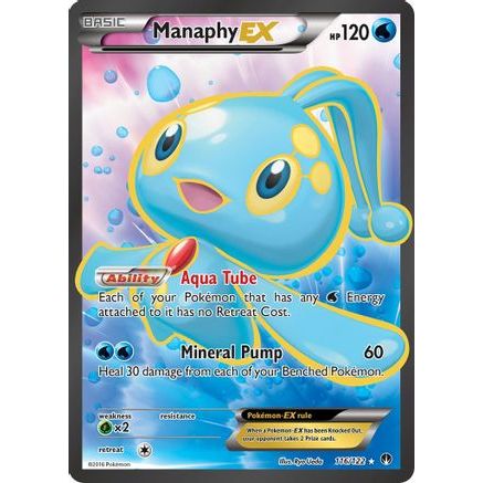 Manaphy EX (Full Art) 116/122 - XY BREAKpoint Holofoil