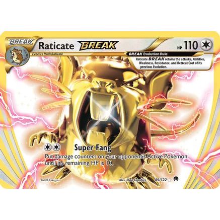 Raticate BREAK 89/122 - XY BREAKpoint Holofoil