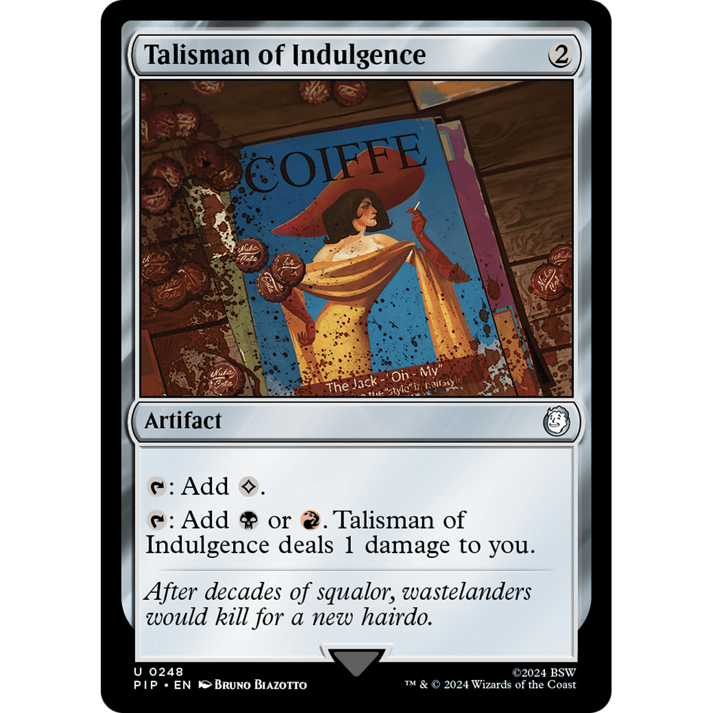 Talisman of Indulgence (PIP-248) - Fallout