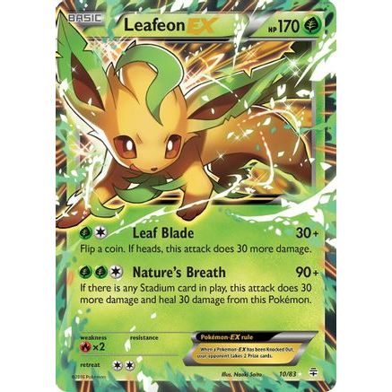 Leafeon EX 10/83 - Generations Holofoil