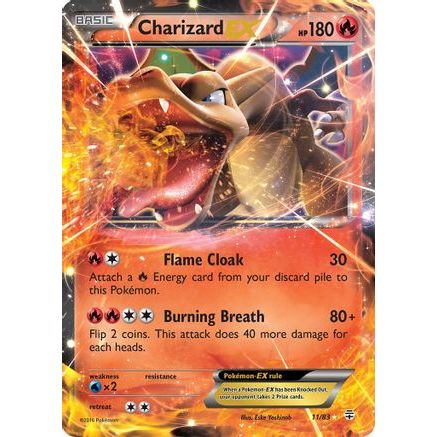 Charizard EX 11/83 - Generations Holofoil