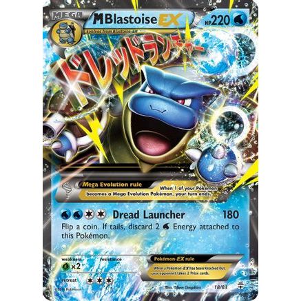 M Blastoise EX 18/83 - Generations Holofoil