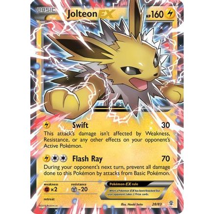 Jolteon EX 28/83 - Generations Holofoil