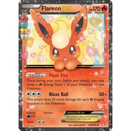 Flareon EX RC6/83 - Generations Radiant Collection Holofoil