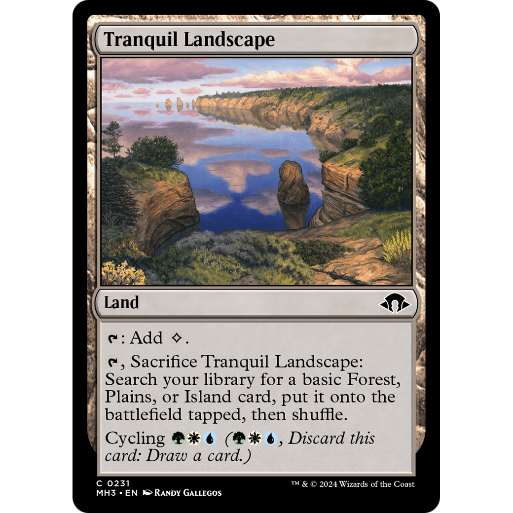 Tranquil Landscape (MH3-231) - Modern Horizons 3 Foil