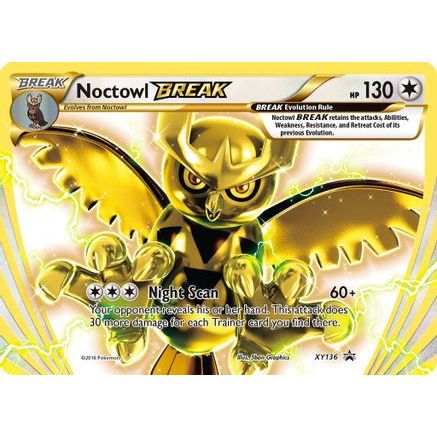 Noctowl BREAK XY136/211 - XY Promos Holofoil