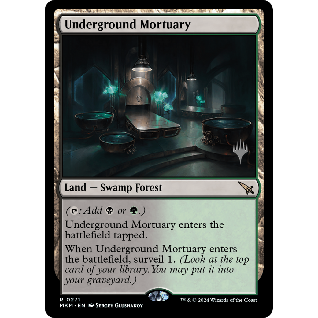 Underground Mortuary (PPMKM-271P) - Murders at Karlov Manor Promos Foil