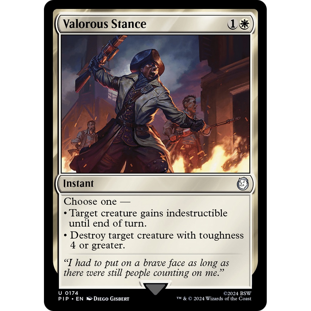 Valorous Stance (PIP-174) - Fallout Foil