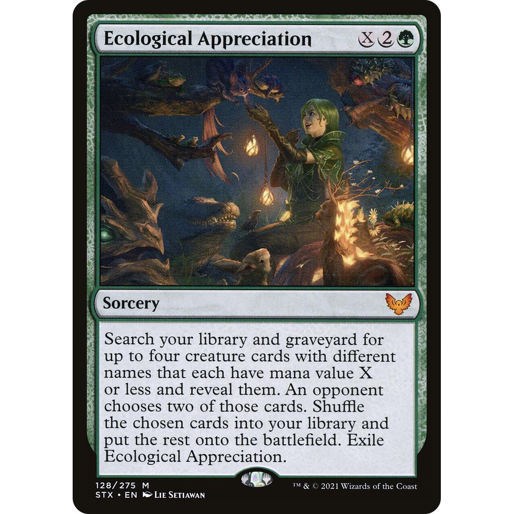 Ecological Appreciation (STX-128) - Strixhaven: School of Mages