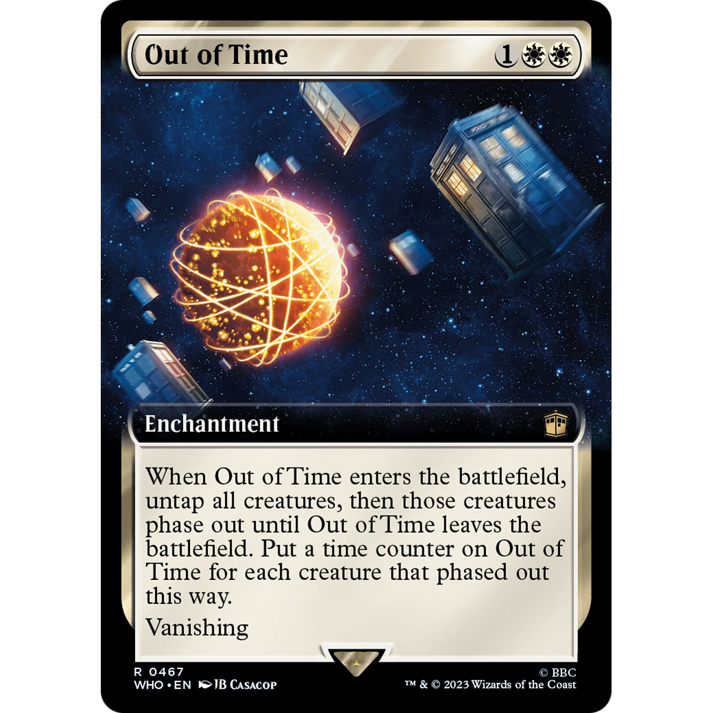 Out of Time (Extended Art) (WHO-467) - Doctor Who: (Extended Art) Foil