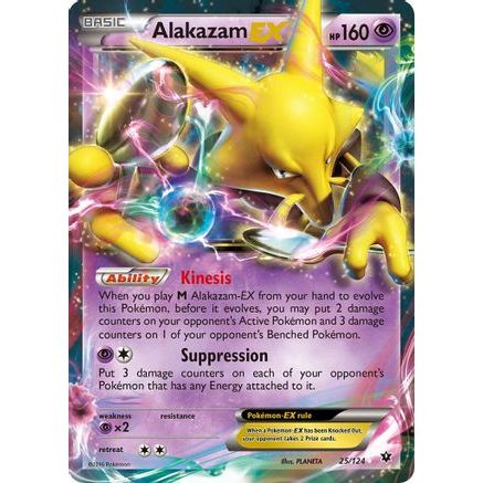 Alakazam EX 25/124 - XY Fates Collide Holofoil