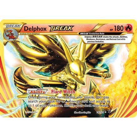 Delphox BREAK 14/124 - XY Fates Collide Holofoil