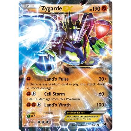 Zygarde EX 54/124 - XY Fates Collide Holofoil