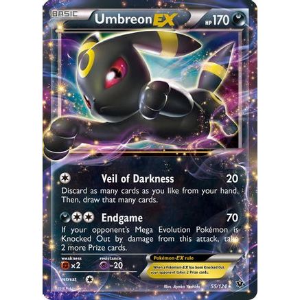 Umbreon EX 55/124 - XY Fates Collide Holofoil