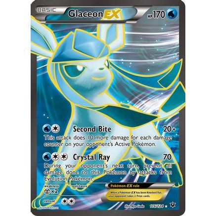 Glaceon EX (Full Art) 116/124 - XY Fates Collide Holofoil