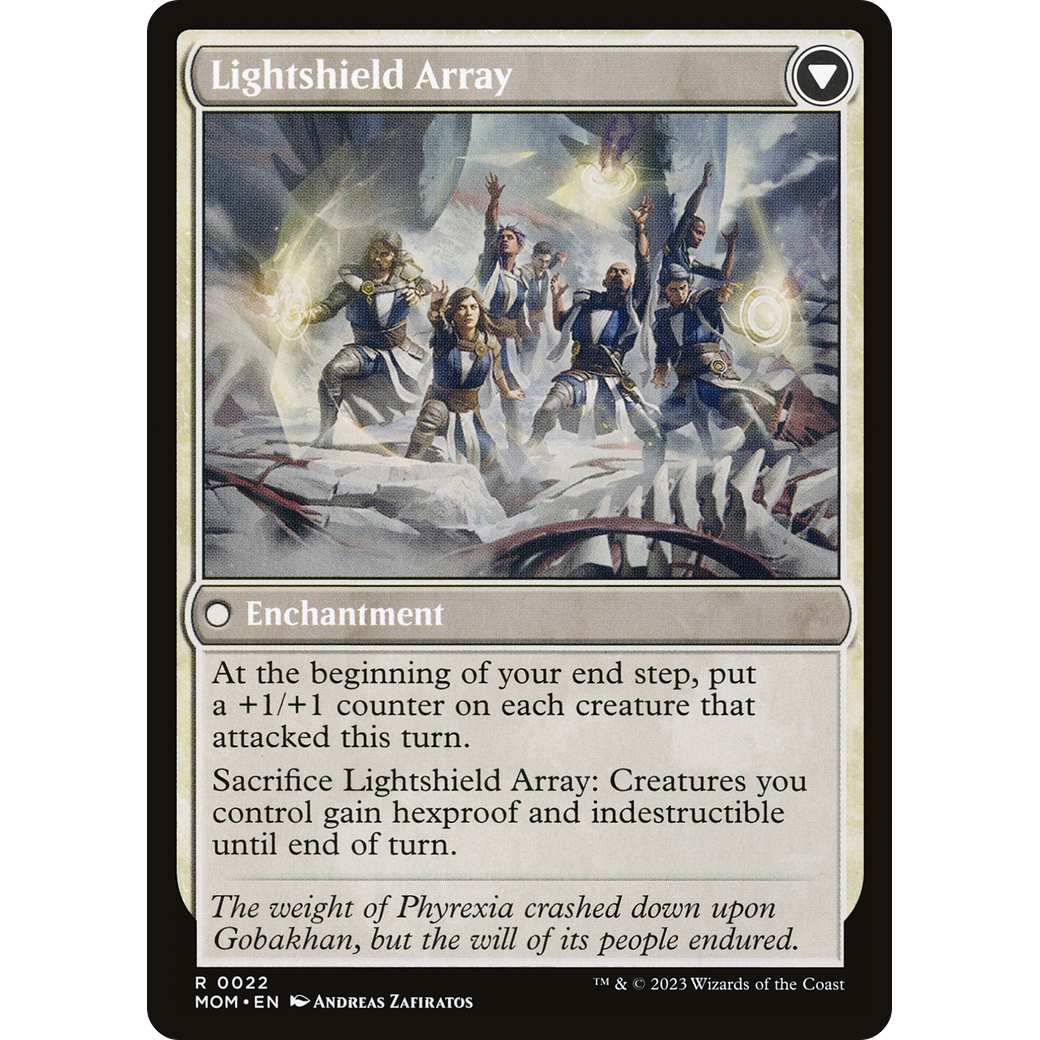 Invasion of Gobakhan // Lightshield Array (MOM-022) - March of the Machine Foil