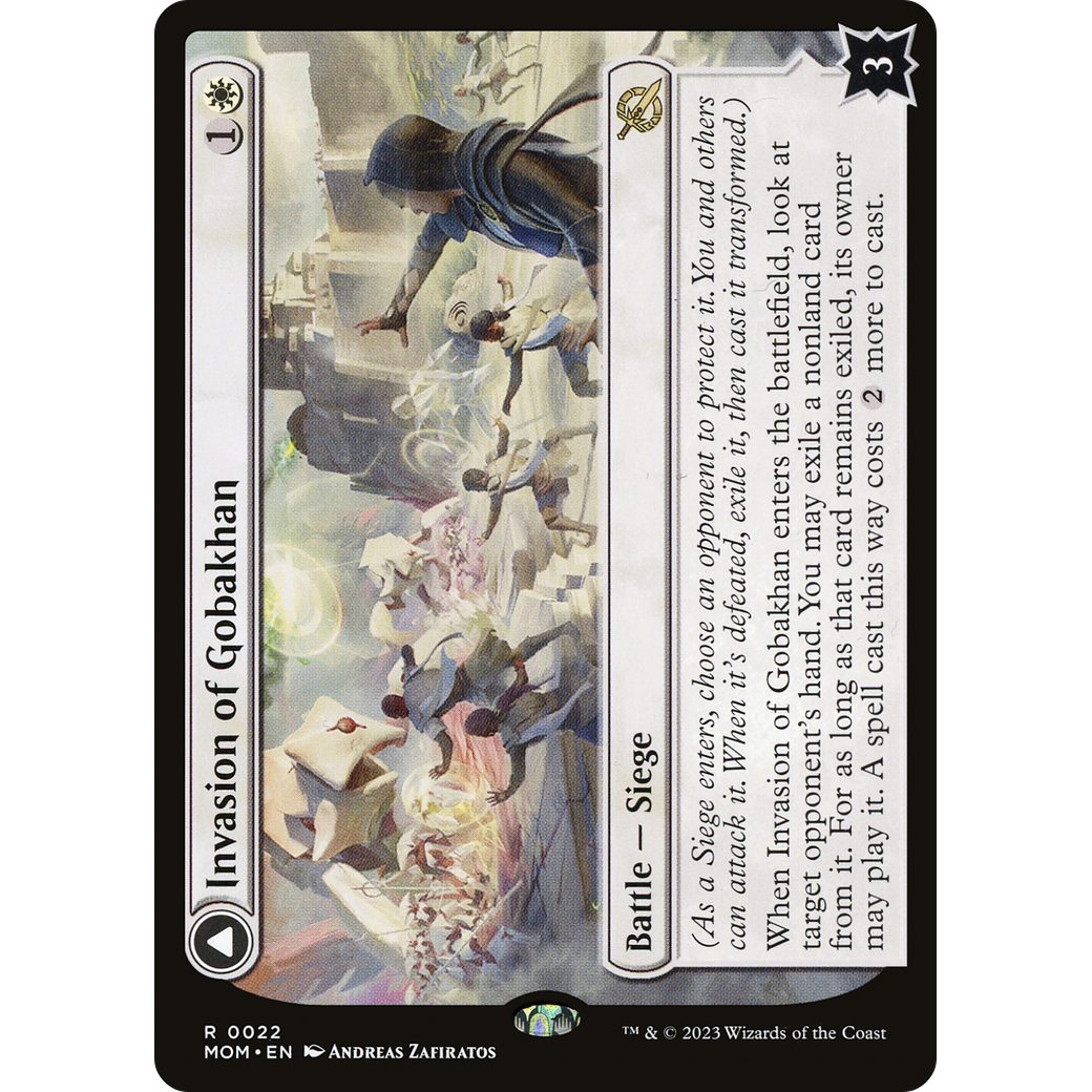 Invasion of Gobakhan // Lightshield Array (MOM-022) - March of the Machine Foil