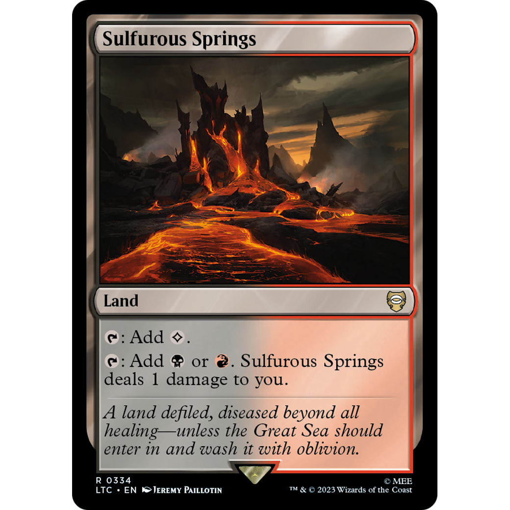 Sulfurous Springs (LTC-334) - Tales of Middle-earth Commander