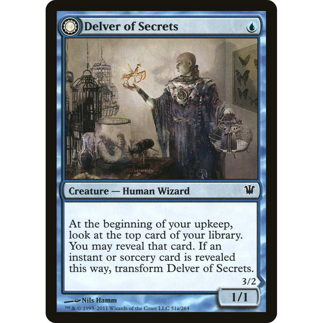 Delver of Secrets (ISD-051) - Innistrad: (Double Faced Transform)