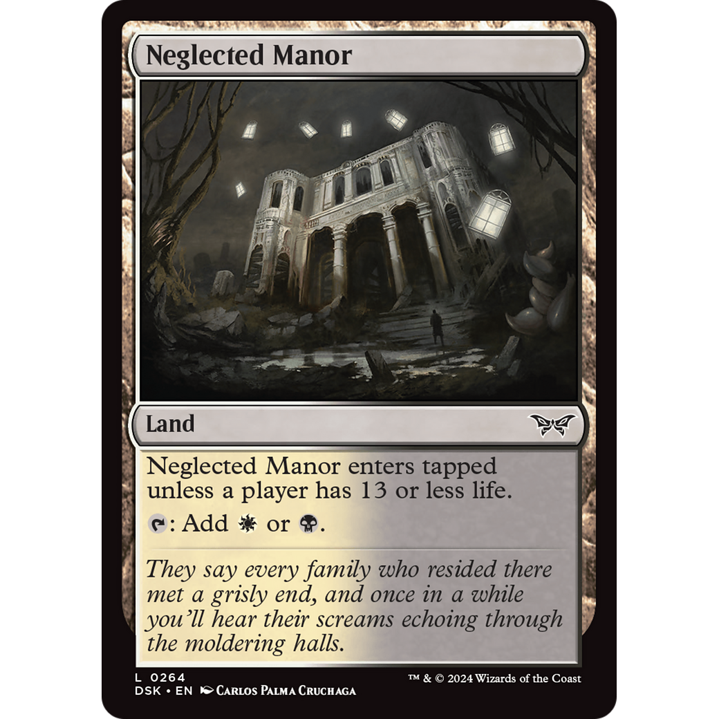 Neglected Manor (DSK-264) - Duskmourn: House of Horror