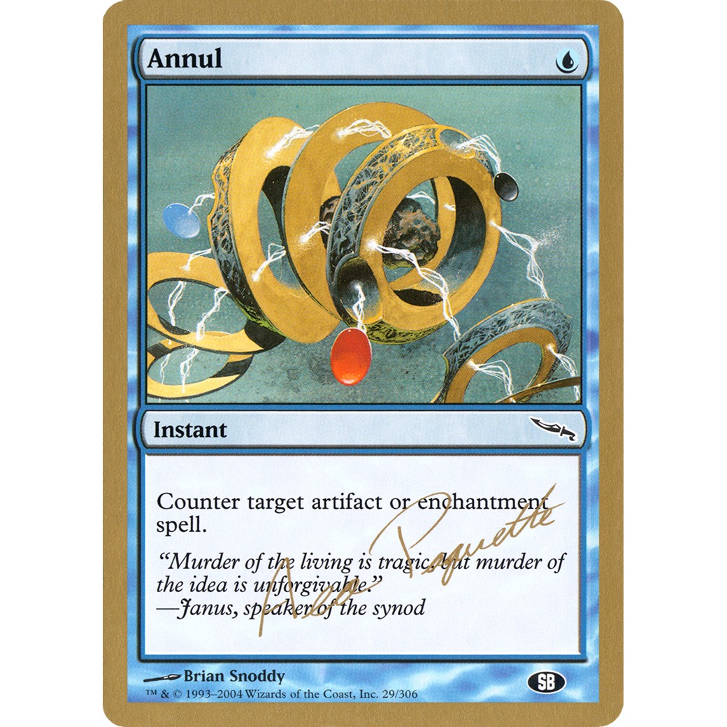 Annul - 2004 Aeo Paquette (MRD) (SB) (WCD-) - World Championship Decks 2004