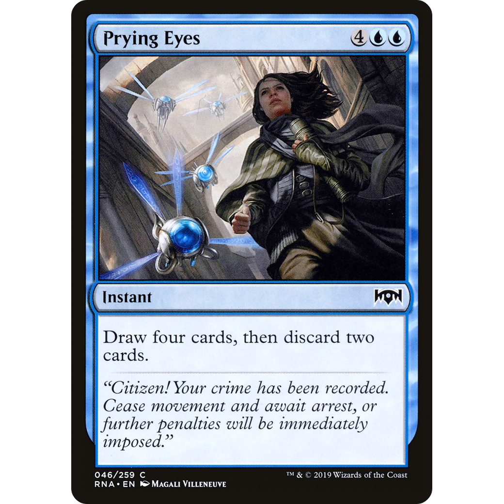 Prying Eyes (RNA-046) - Ravnica Allegiance Foil