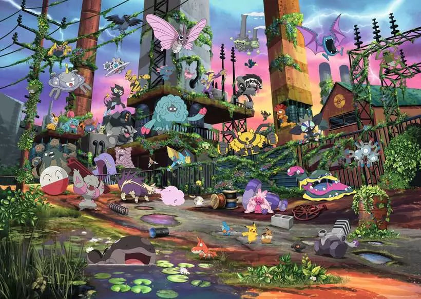 Pokémon Collector's Edition Jolteon in the Reclaimed Power Plant 1000pc Puzzle