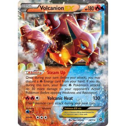 Volcanion EX 26/114 - XY Steam Siege Holofoil