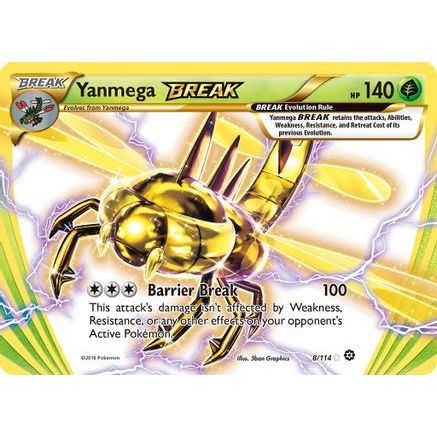 Yanmega BREAK 8/114 - XY Steam Siege Holofoil