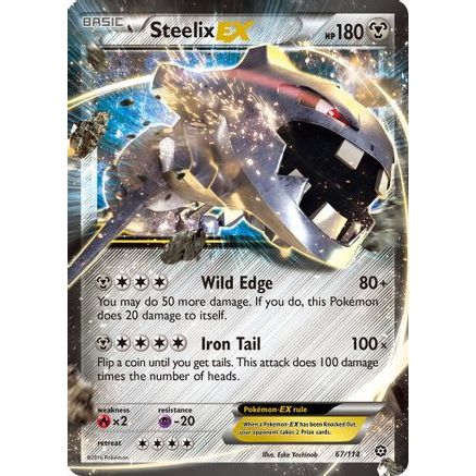 Steelix EX 67/114 - XY Steam Siege Holofoil