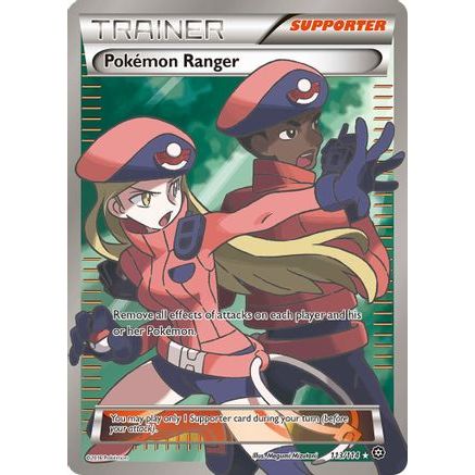 Pokemon Ranger (Full Art) 113/114 - XY Steam Siege Holofoil
