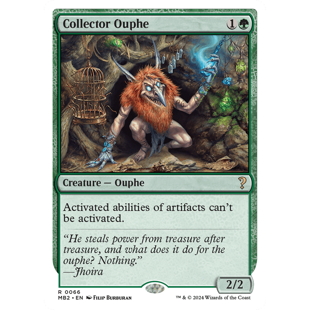 Collector Ouphe (White Border) (MB2-066) - Mystery Booster 2