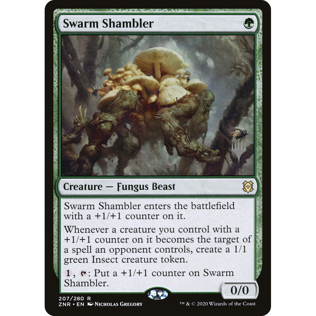 Swarm Shambler (PPZNR-207) - Zendikar Rising Promos