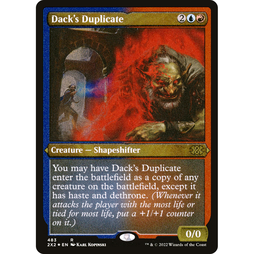 Dack's Duplicate (Foil Etched) (2X2-483) - Double Masters 2022 Foil