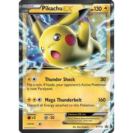 Pikachu EX - XY174 XY174/211 - XY Promos Holofoil