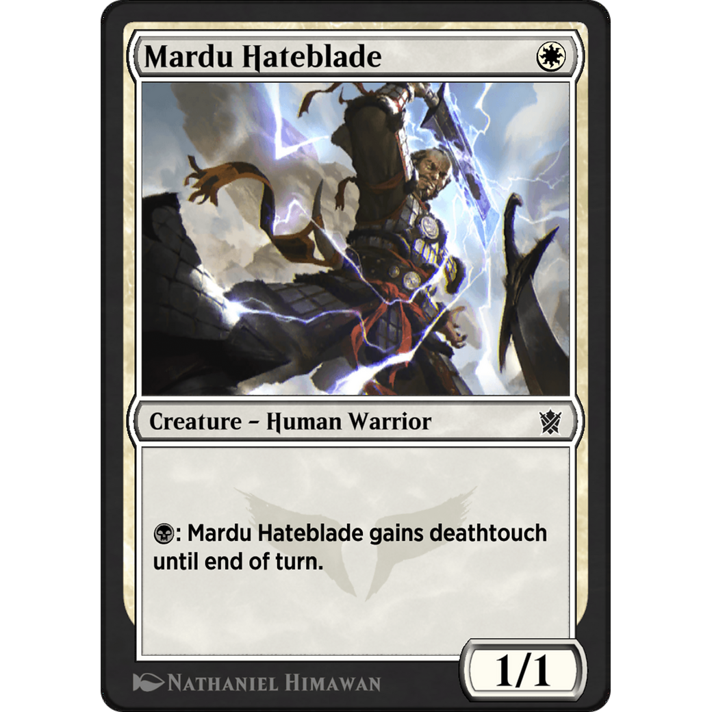 Mardu Hateblade (KTK-16Y) - Khans of Tarkir