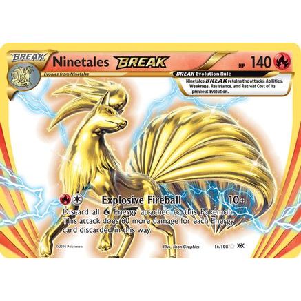 Ninetales BREAK 16/108 - XY Evolutions Holofoil