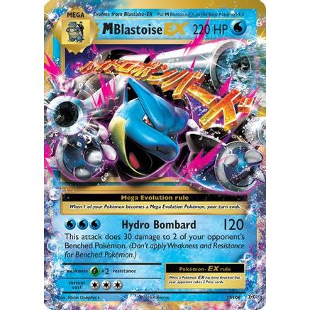 M Blastoise EX 22/108 - XY Evolutions Holofoil