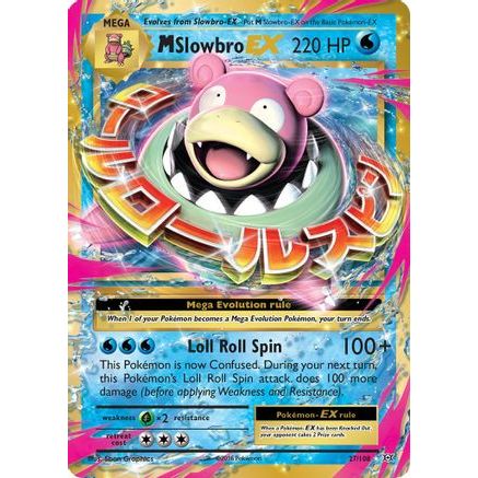 M Slowbro EX 27/108 - XY Evolutions Holofoil
