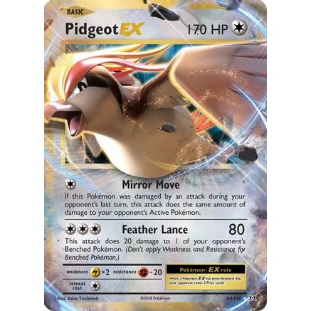 Pidgeot EX 64/108 - XY Evolutions Holofoil