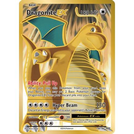 Dragonite EX (Full Art) 106/108 - XY Evolutions Holofoil