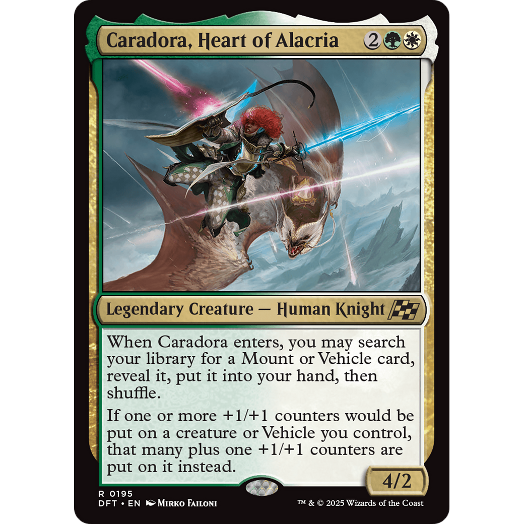 Caradora, Heart of Alacria (DFT-195) - Aetherdrift